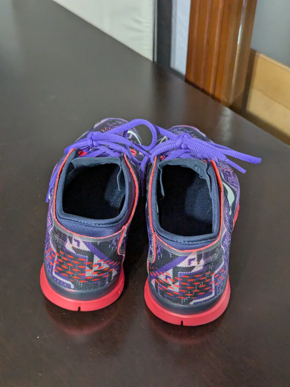 Nike Women’s Purple Patterned Running Shoes